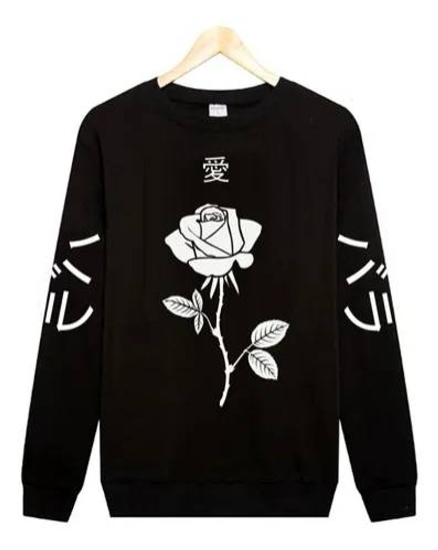 Fashion Rosa buzo gotico Goth unisex anime manga