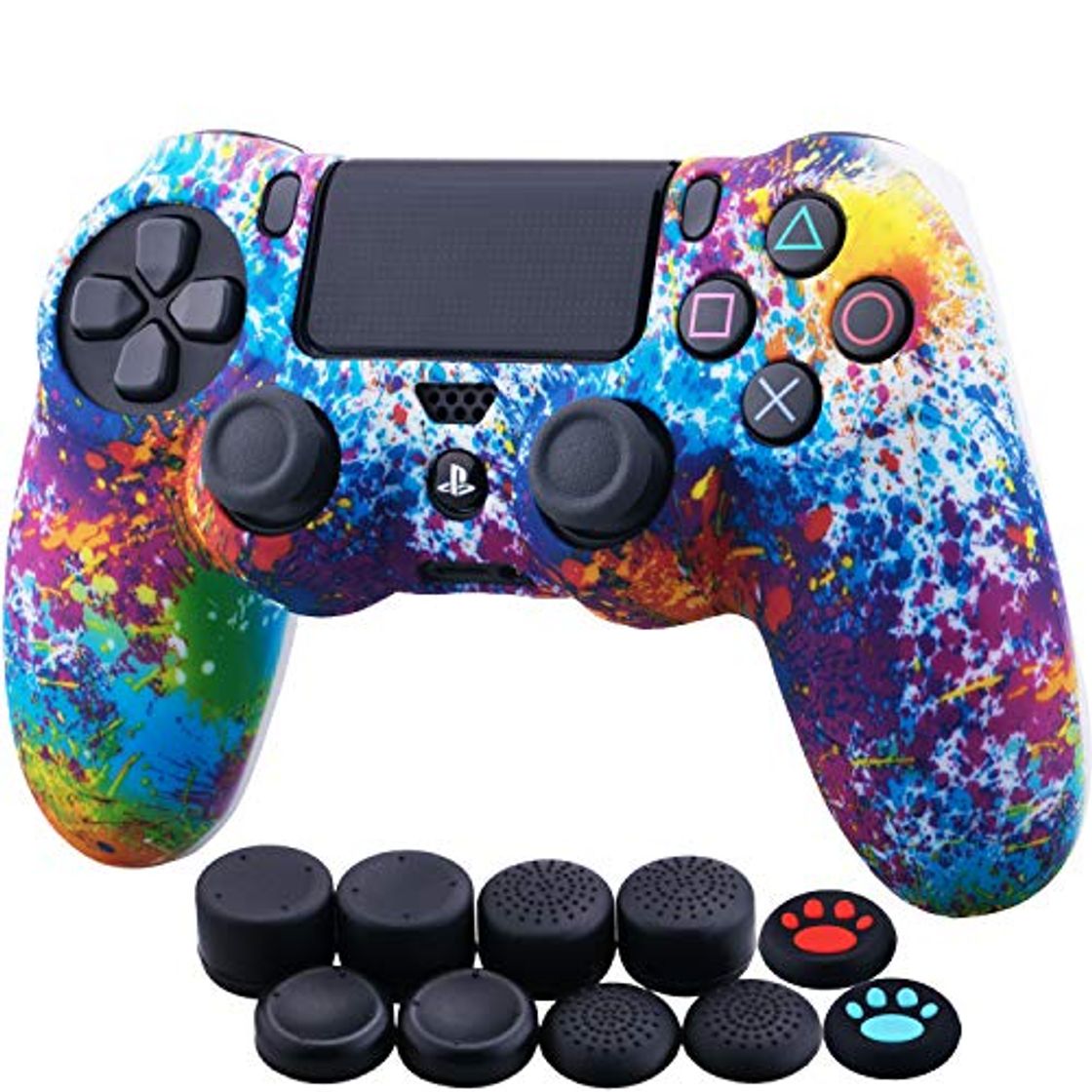 Product YoRHa Transferencia Agua Impresión Silicona Fundas Protectores Cubierta para Sony PS4/Slim/Pro Dualshock