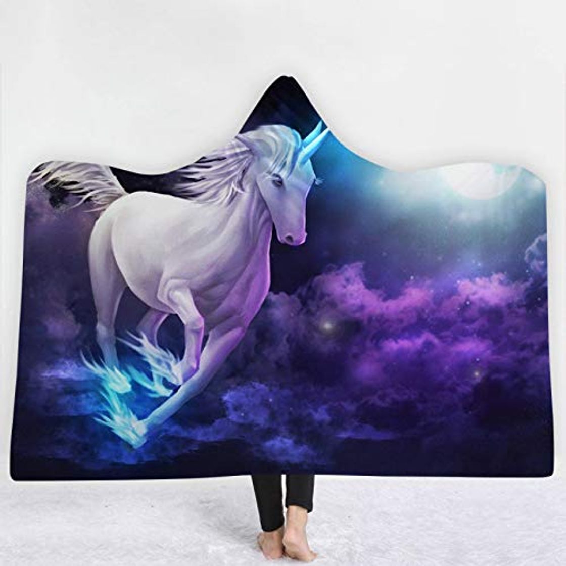 Social FimGGe Wearable Manta con Capucha Animal Invierno Suave y Gruesa Manta Sofá
