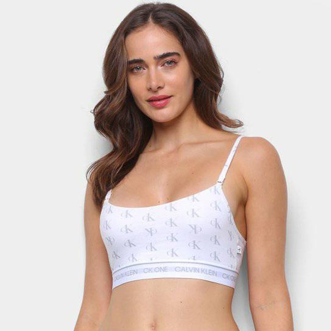 Fashion Top Calvin Klein Estampado - Branco

