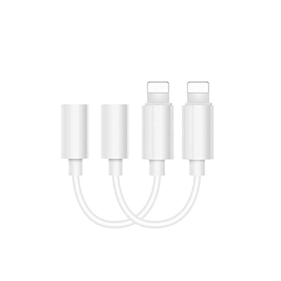 Products 2 Pack)Adaptador de iPhone Adaptador Jack de 3.5 mm Conector de Auriculares