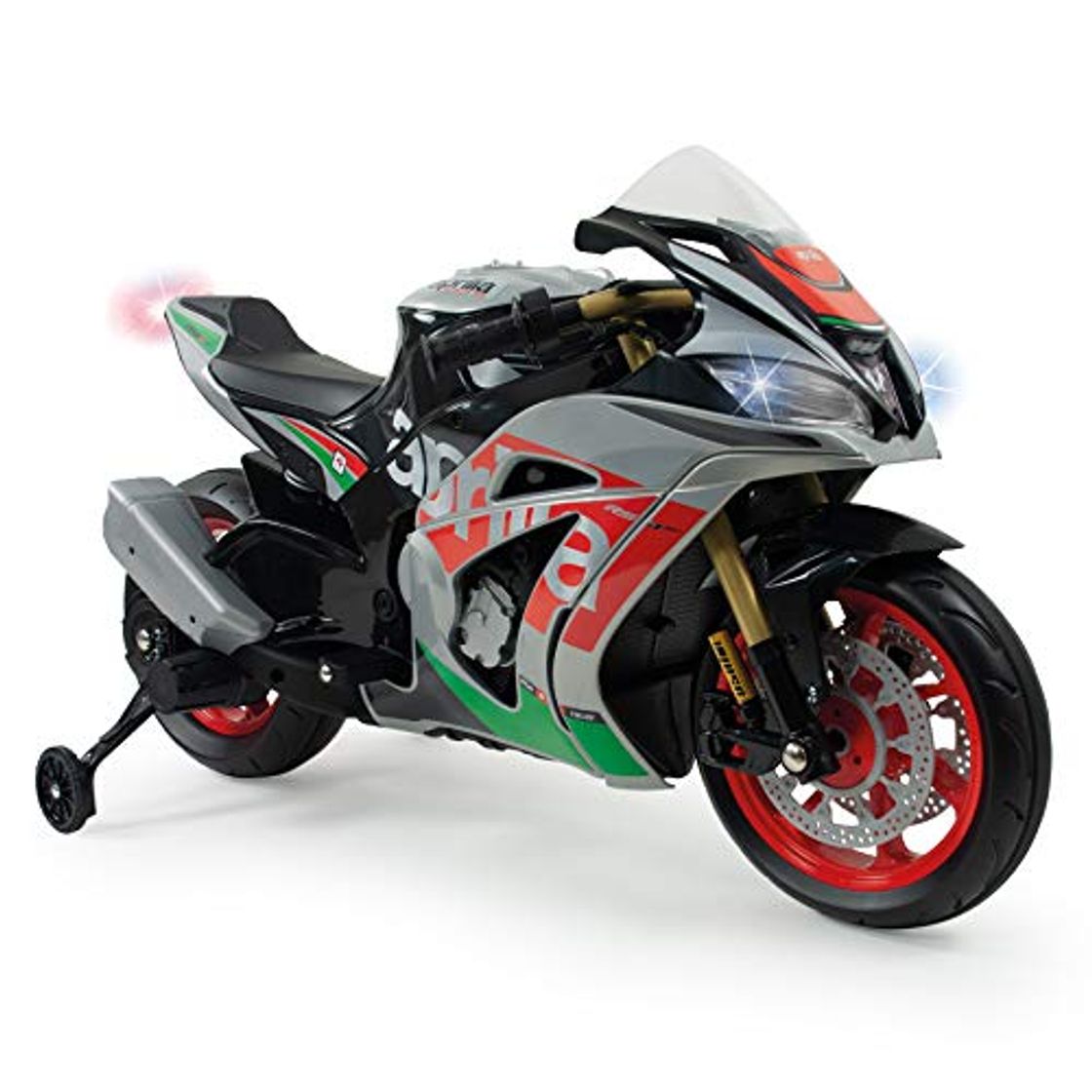 Lugares INJUSA- Aprilia 12V Moto Racing para Niños de más de 3 Años,