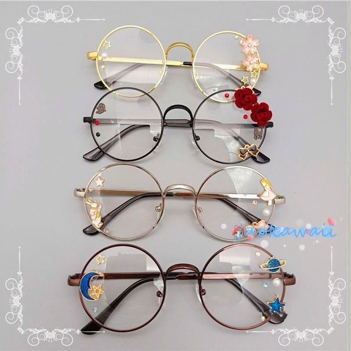 Fashion fashion lolita flowers glasses