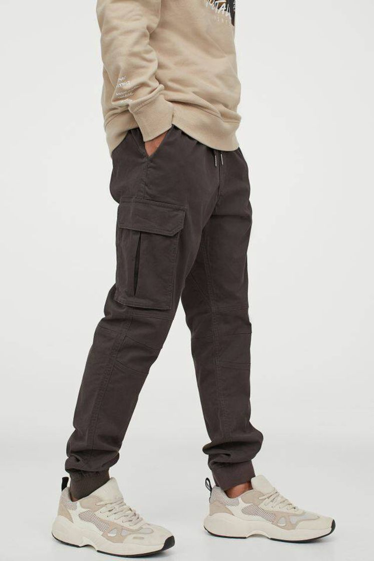 Social Joggers cargo de algodón - Café oscuro - Men