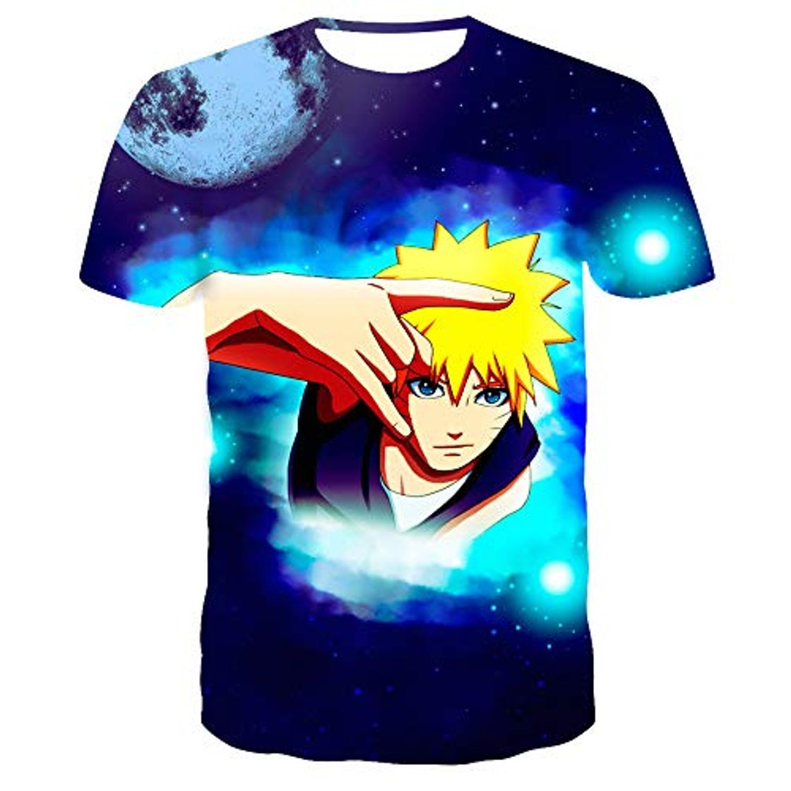 Moda Naruto, camiseta unisex impresa en 3D, camiseta de manga corta 3D, camiseta