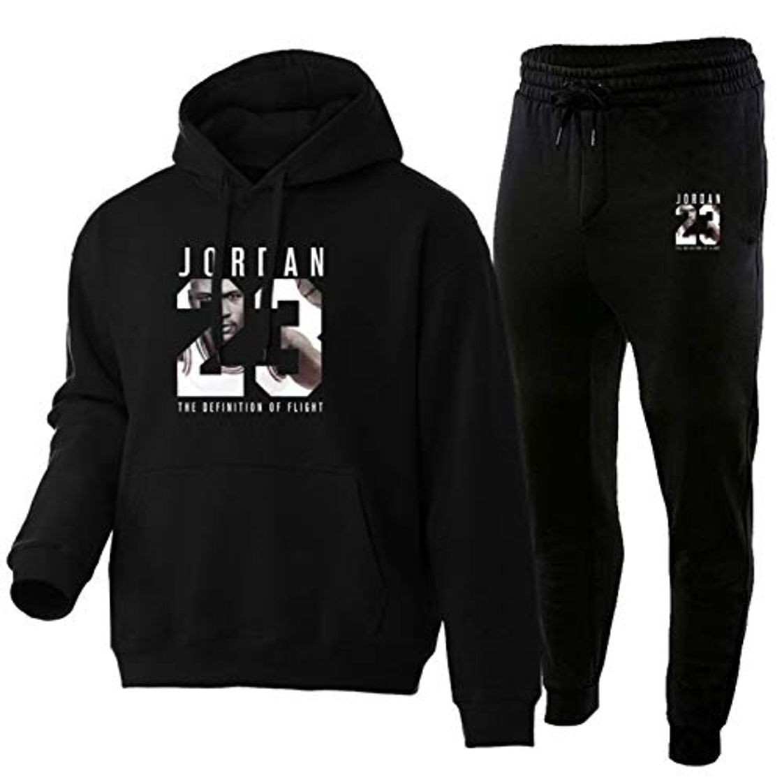 Fashion Chándal Moda Michael Jordan 23# Hombres Ropa Deportiva Dos Piezas Conjuntos Sudadera