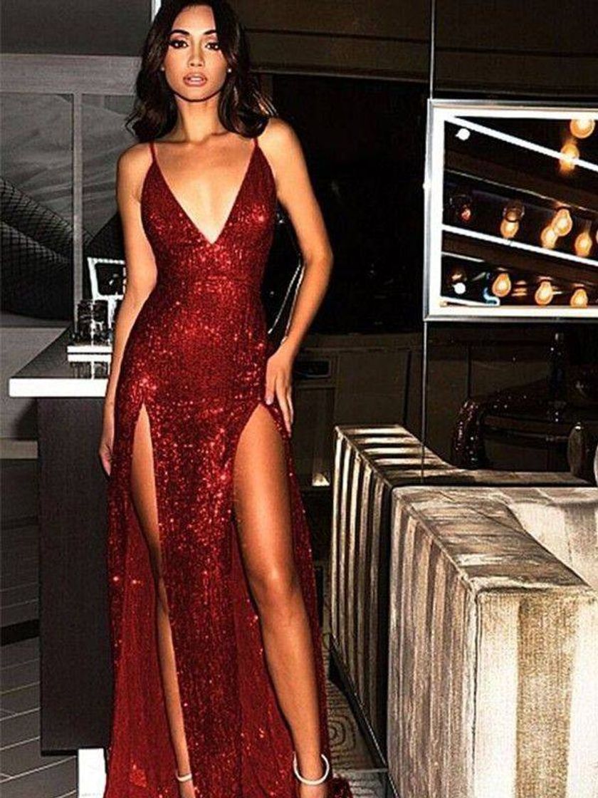 Fashion Vestido vermelho ❣