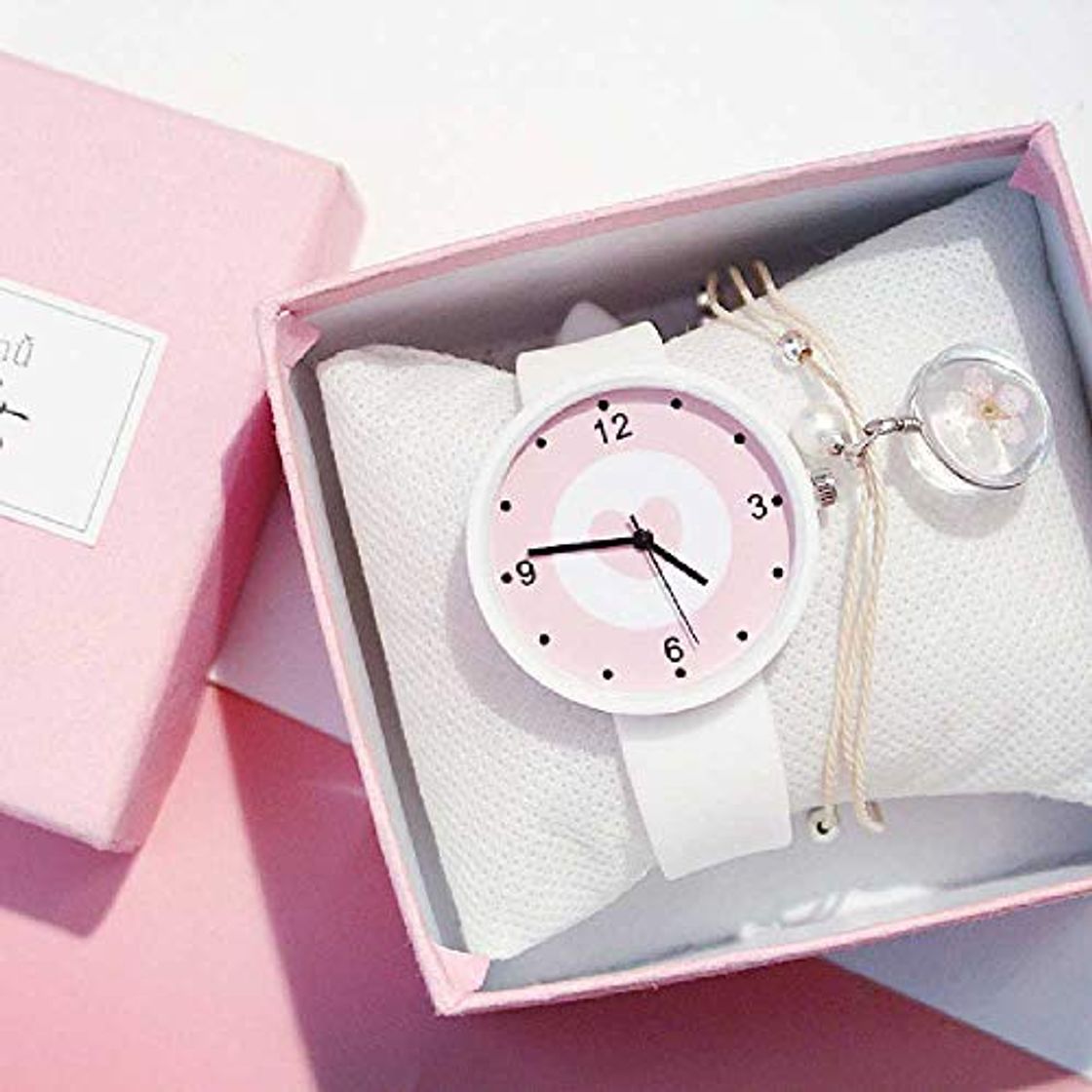 Products LYAO Relojes De Mujer Conjunto De Pulsera Mariposa Señoras Reloj De Mujer Reloj De Pulsera De Cuarzo De Silicona Casual Reloj De Niña Relogio Feminino Pulsera Blanca