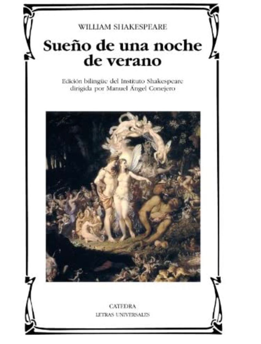 Book Sueño de una noche de verano 