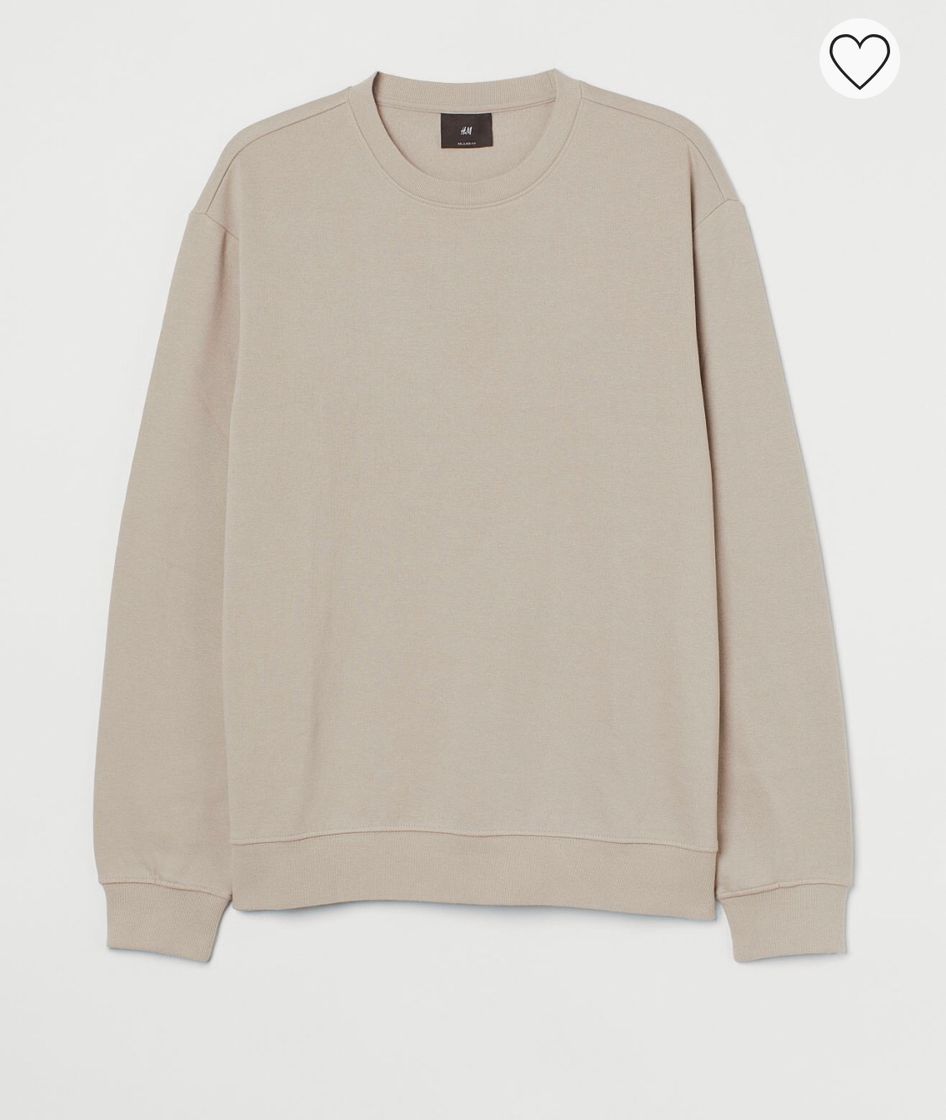 Social Sudadera Relaxed Fit - Beige grisáceo - HOMBRE