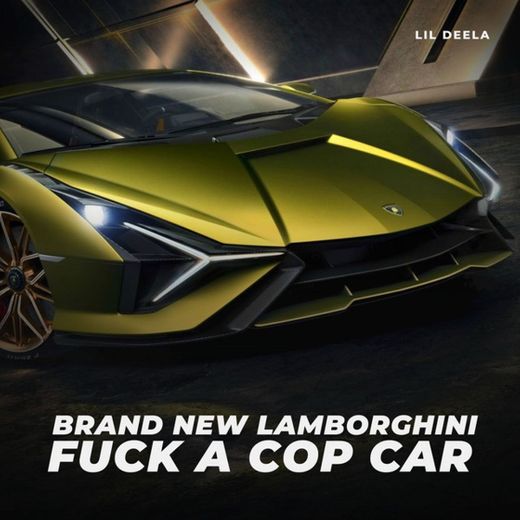 Brand New Lamborghini Fuck a Cop Car