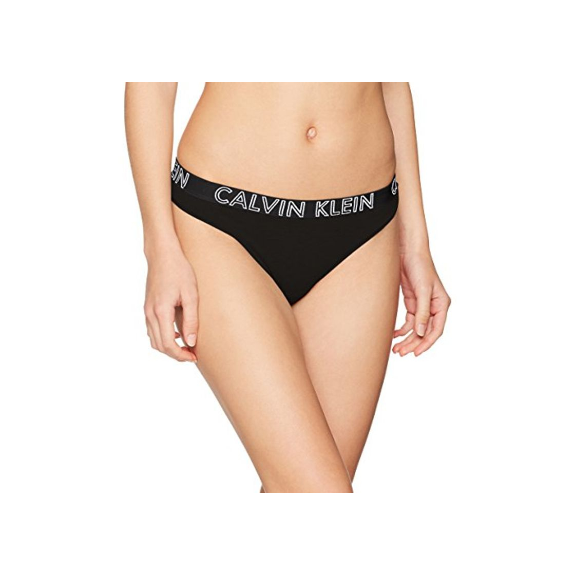 Moda Calvin Klein Thong Tanga, Negro