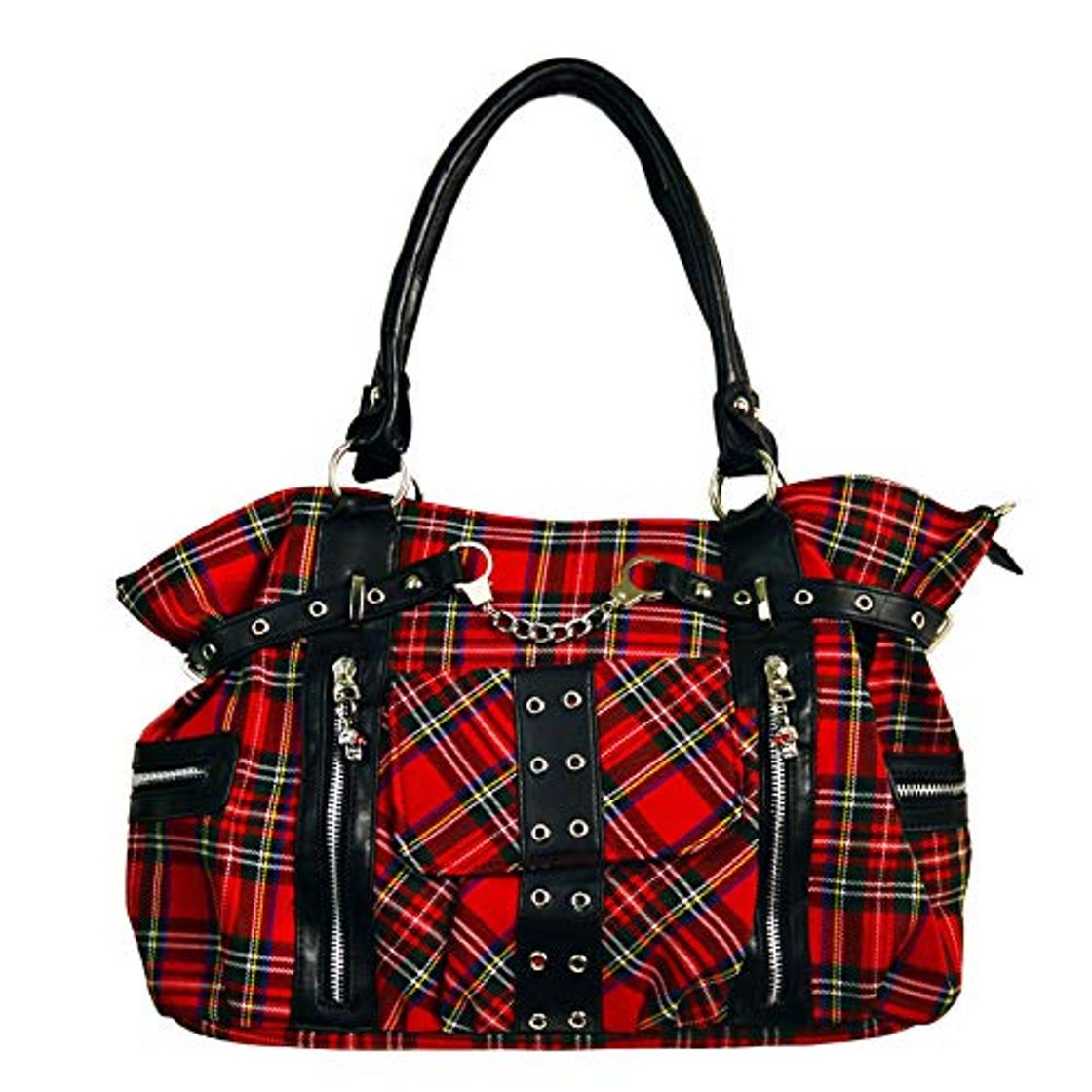 Moda Banned – Cubierta de hombro Tartan Bag 755 Red