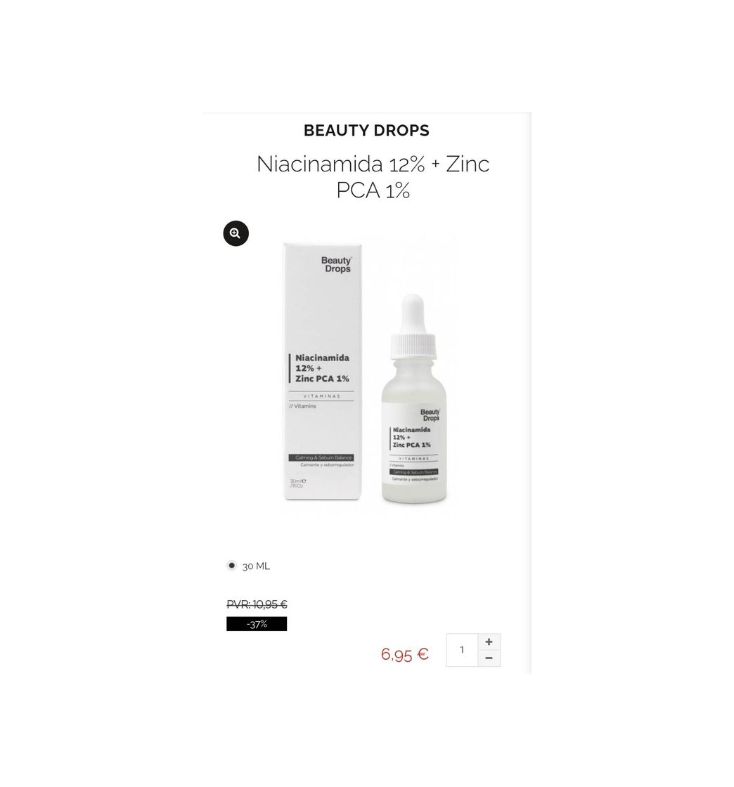 Producto Niacinamida 12%