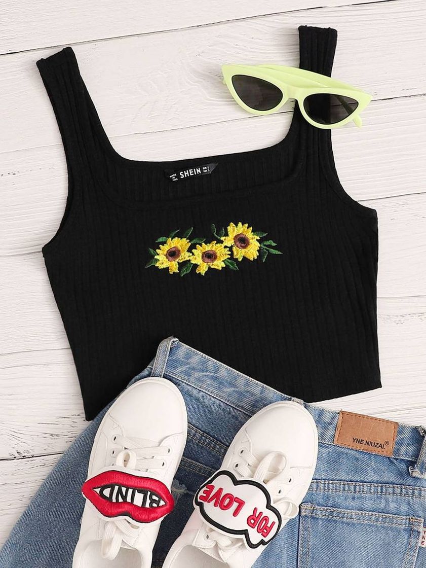 Moda Sunflower tank top