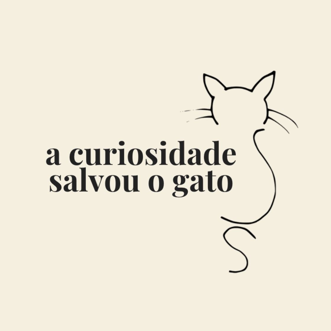 Canción A Curiosidade Salvou O Gato
