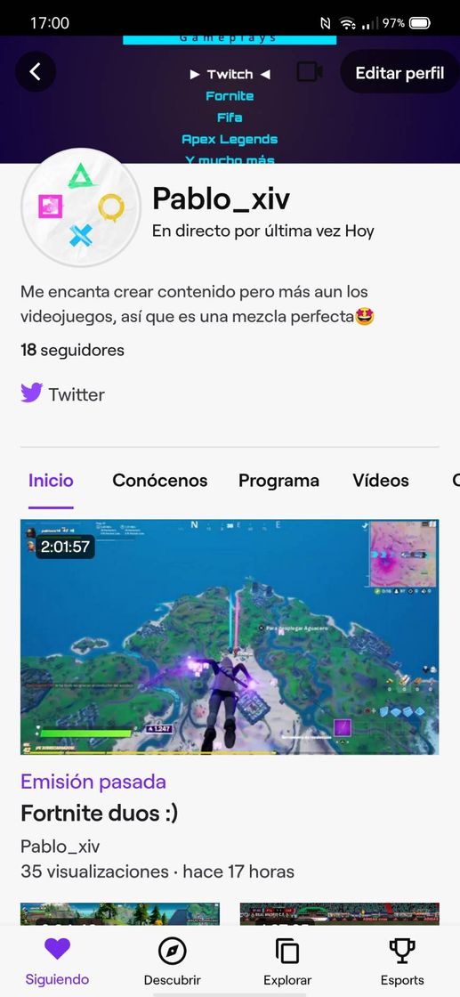 Fashion Mi propio canal de Twitch: Pablo_xiv