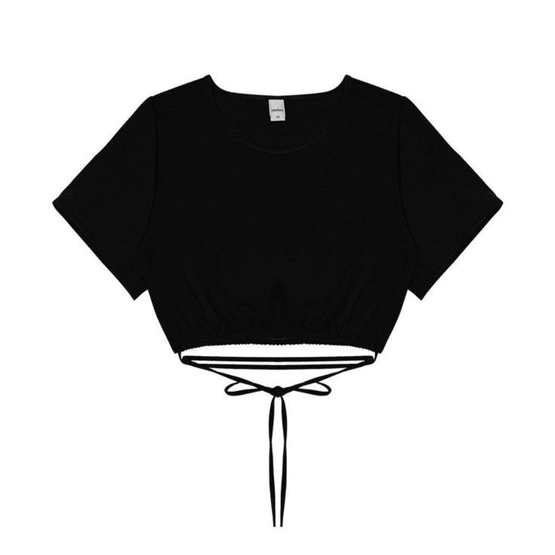 Social Cropd preto 🖤 soft feminino 