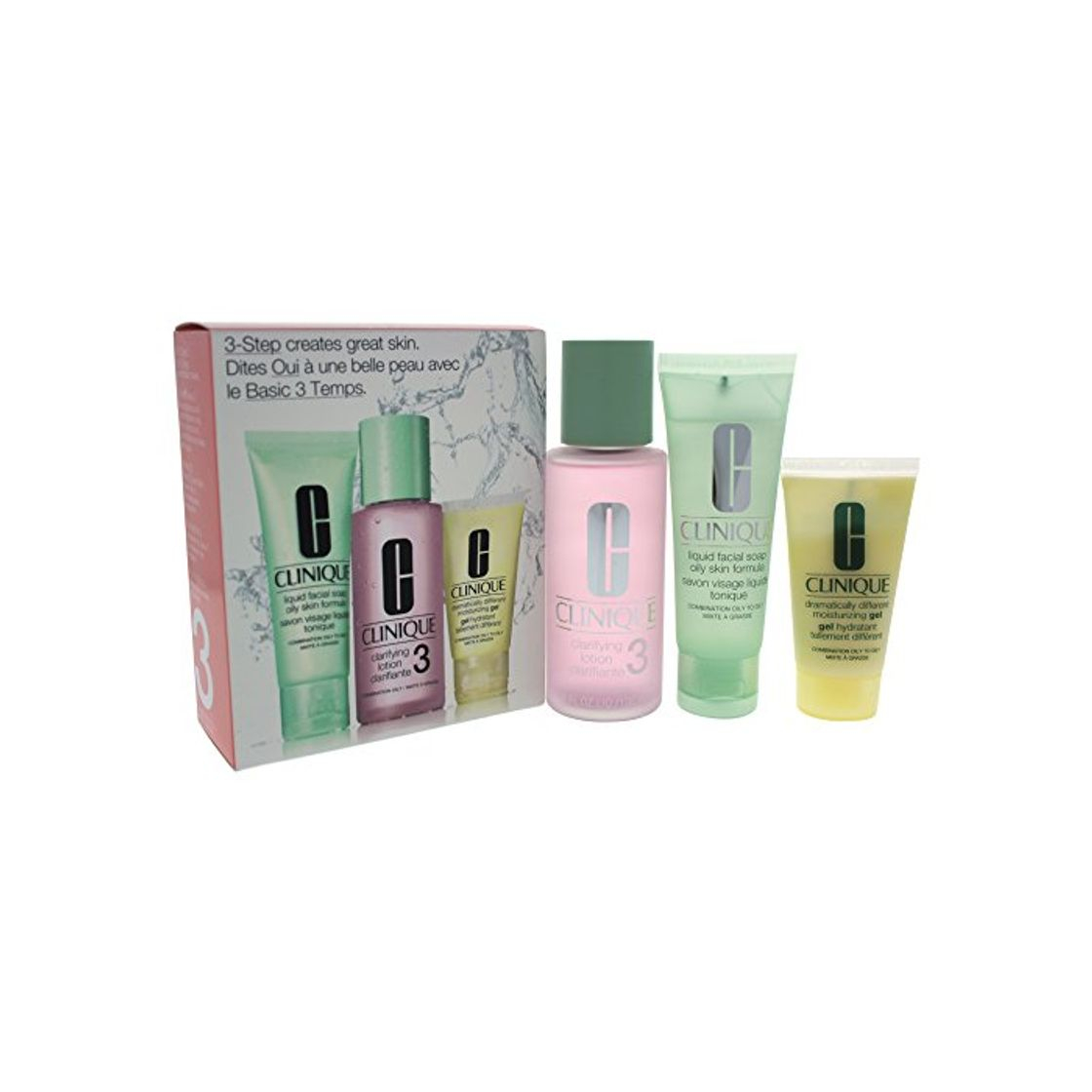 Social CLINIQUE 3 STEPS INTRO SKIN TYPE III 3 piezas