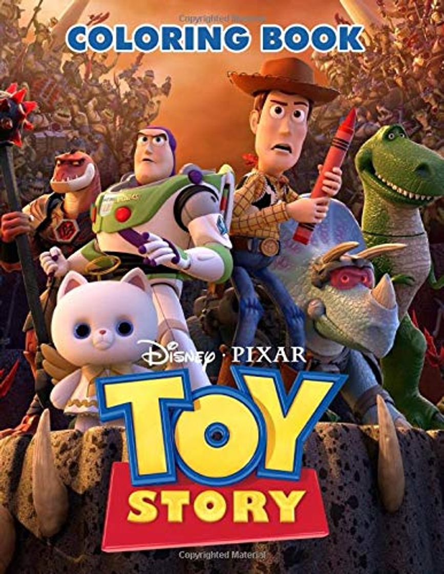 Libros Toy Story Coloring Book: Jumbo Toy Story Coloring Books For Kids Of All Ages