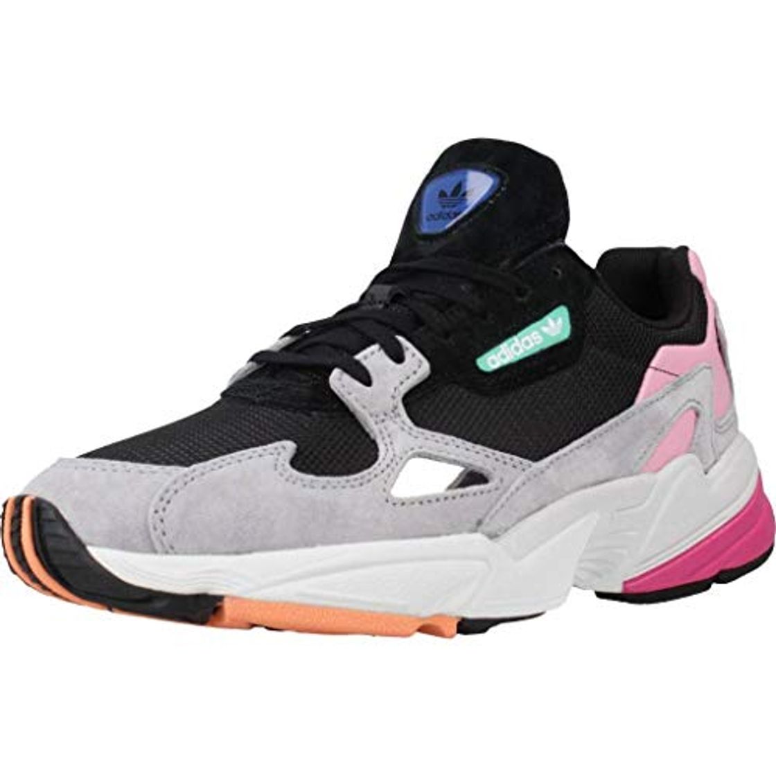 Moda Adidas Falcon W, Zapatillas de Deporte para Mujer, Negro