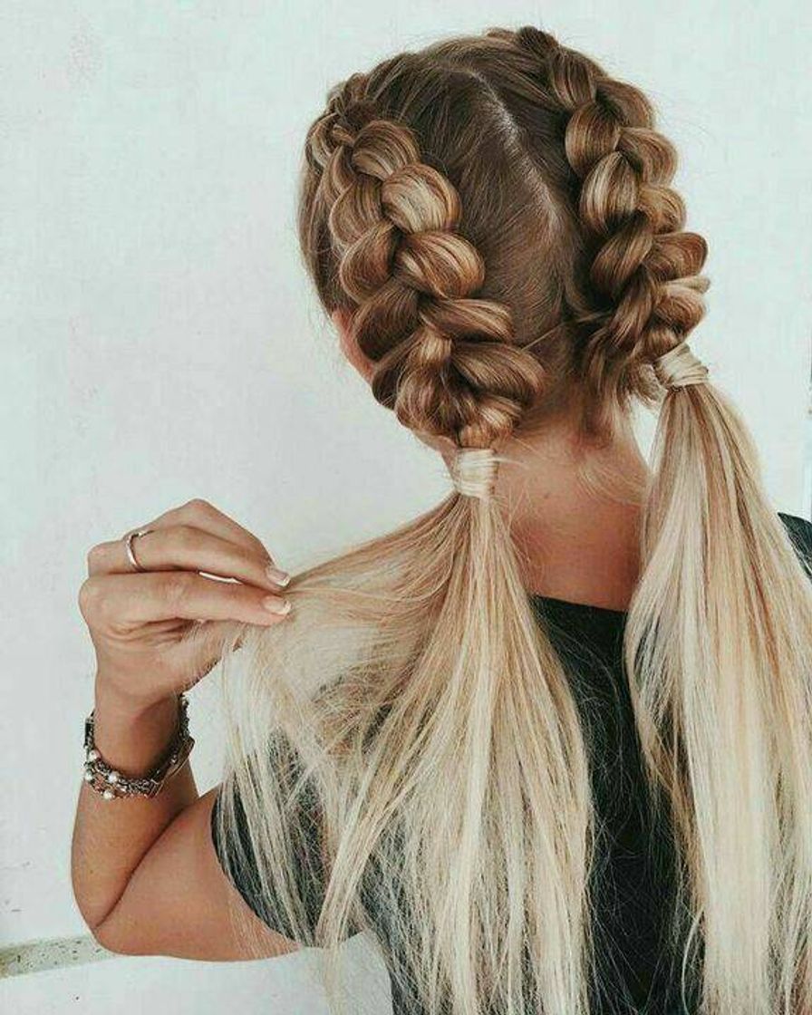 Fashion Penteado com tranças 