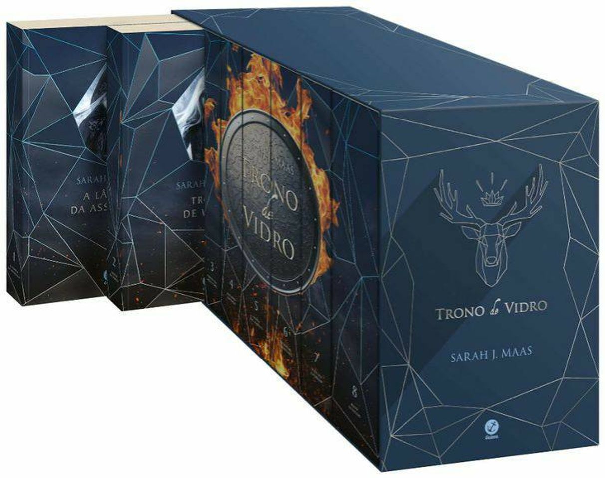 Moda Livros box trono de vidro