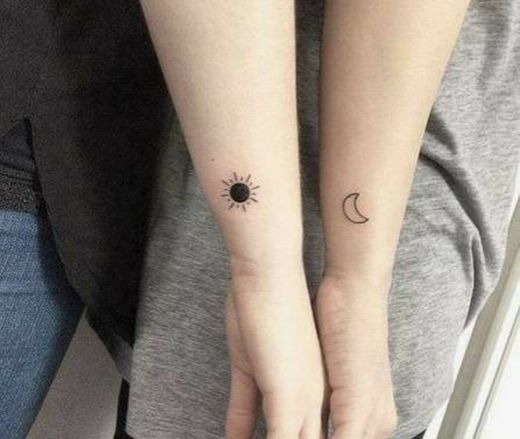 Tatuagens sol e lua