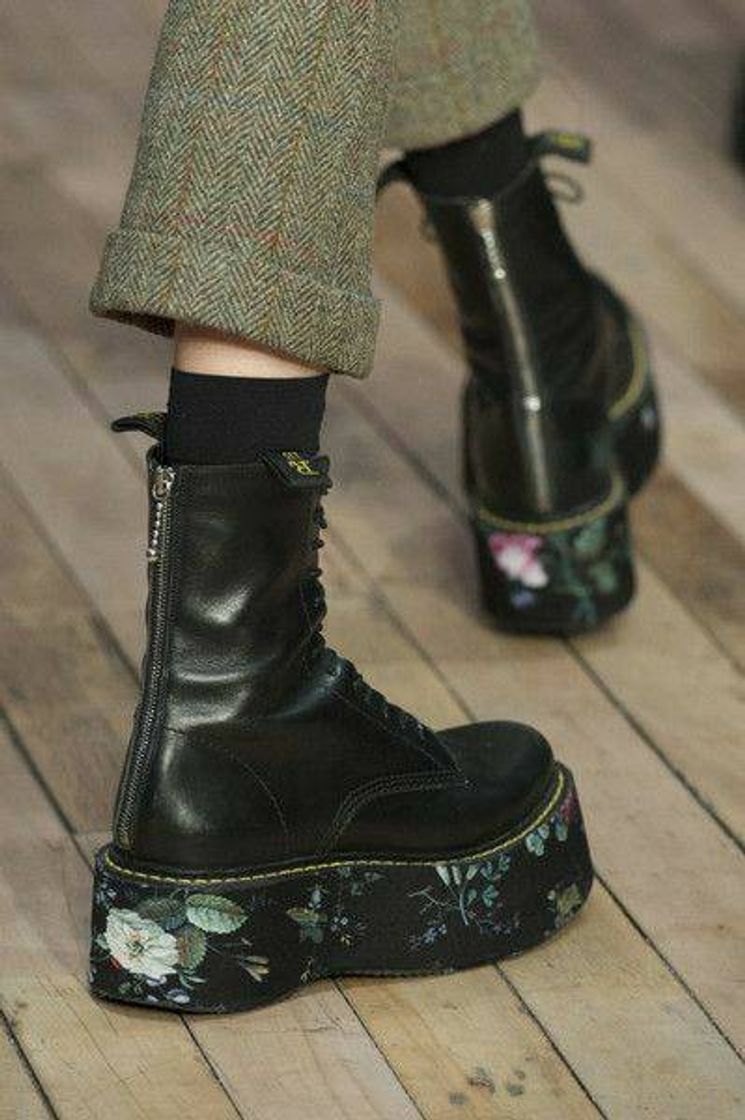 Moda floral boots