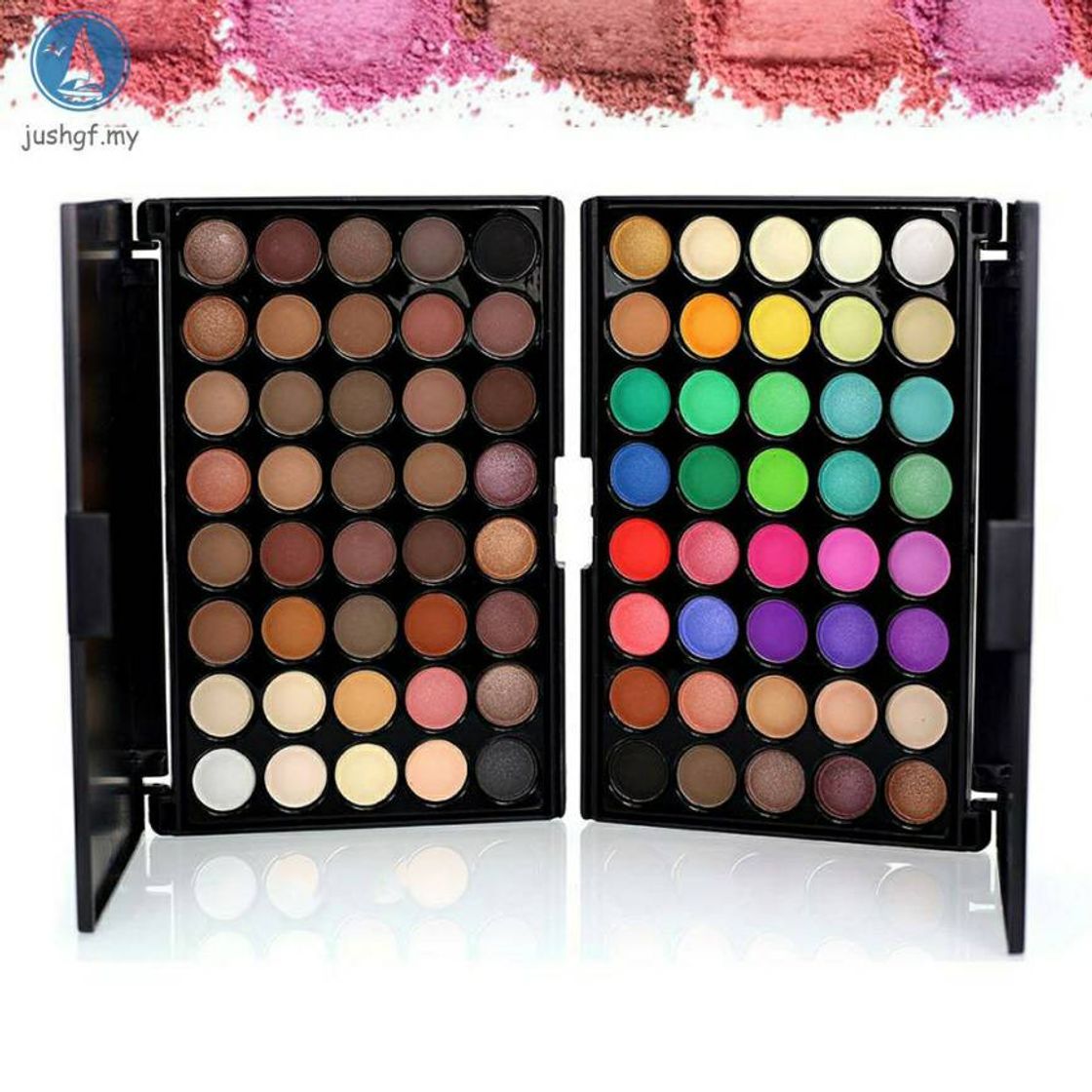 Moda Jsf Paleta De Sombras Foscas Com 40 Cores / Maquiagem De Lon