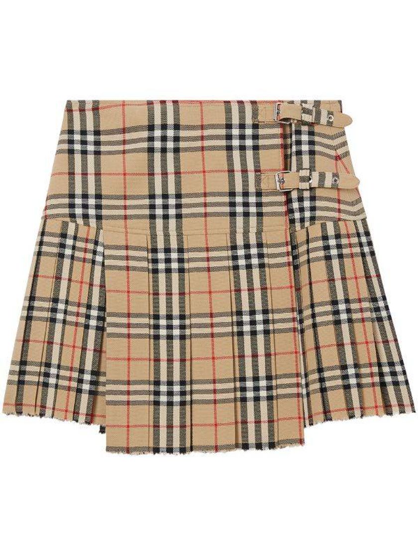 Fashion BurberrySaia kilt com xadrez Vintage Check

 