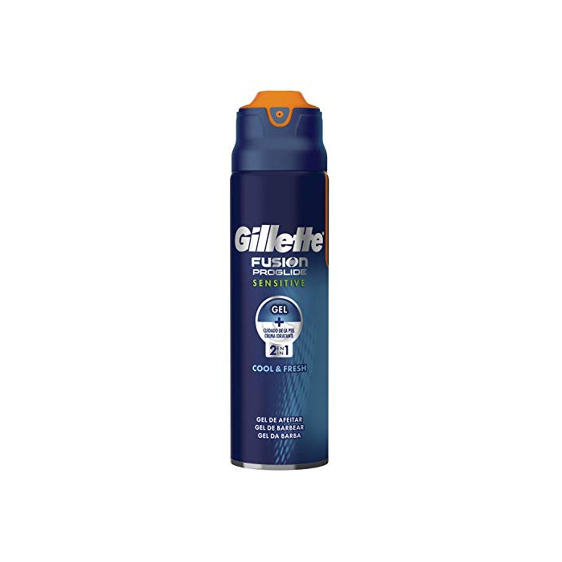 Belleza Gillette Fusion Proglide Sensitive 2 en 1 Ocean Breeze Gel de Afeitado