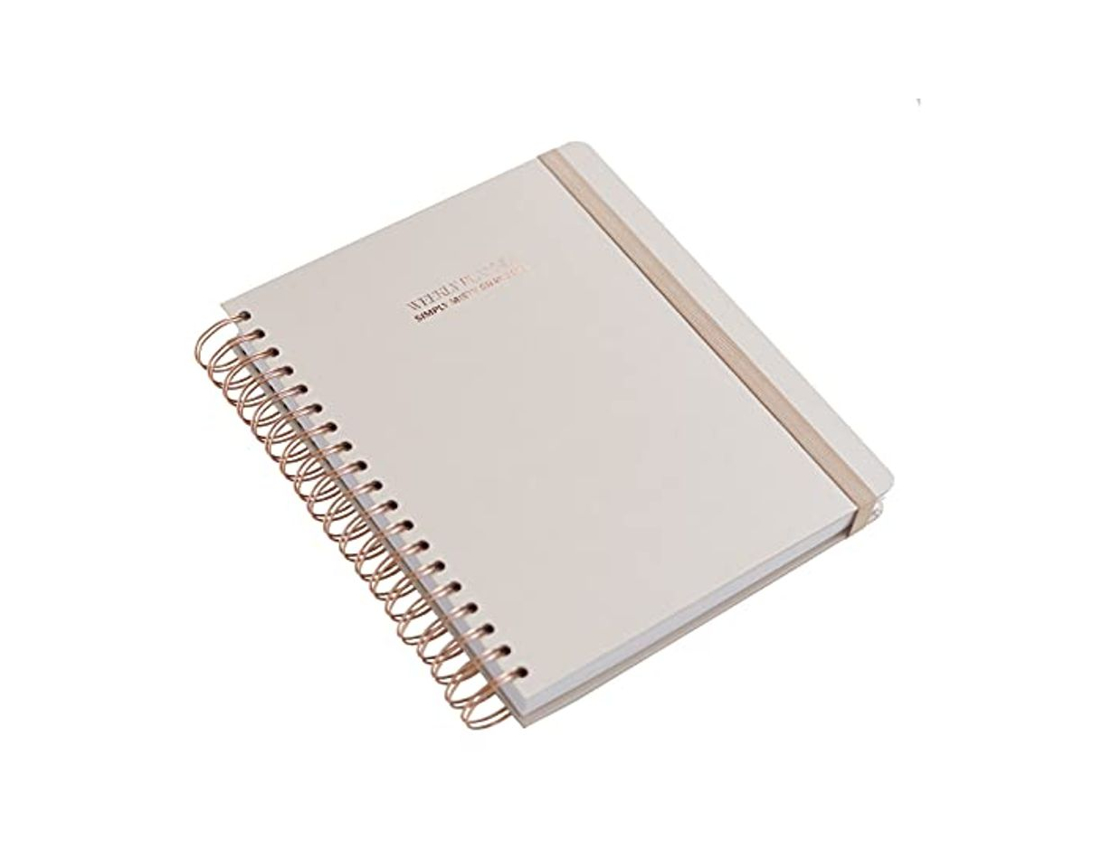 Product Agenda 2021 2022 Big Size Simply Misty Gray - Agenda semanal 2022