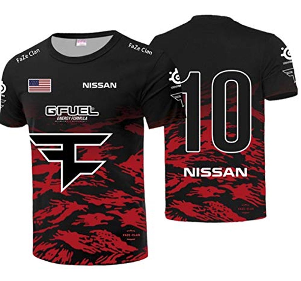Social Camiseta Faze Clan New Merch Tallas para Adultos Sudaderas para Hombres Camiseta Transpirable de Manga Larga