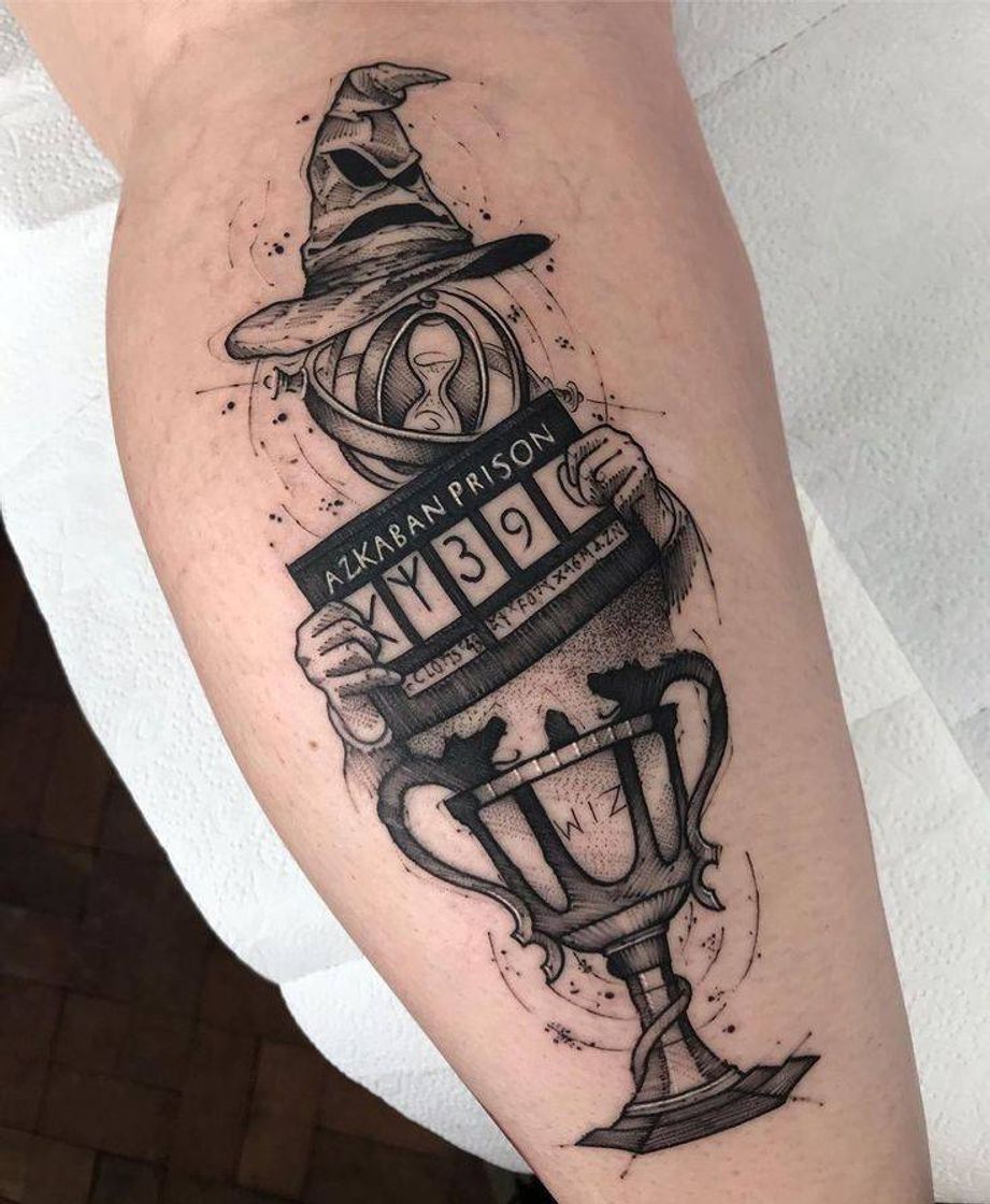 Moda Tatuagem de Harry Potter