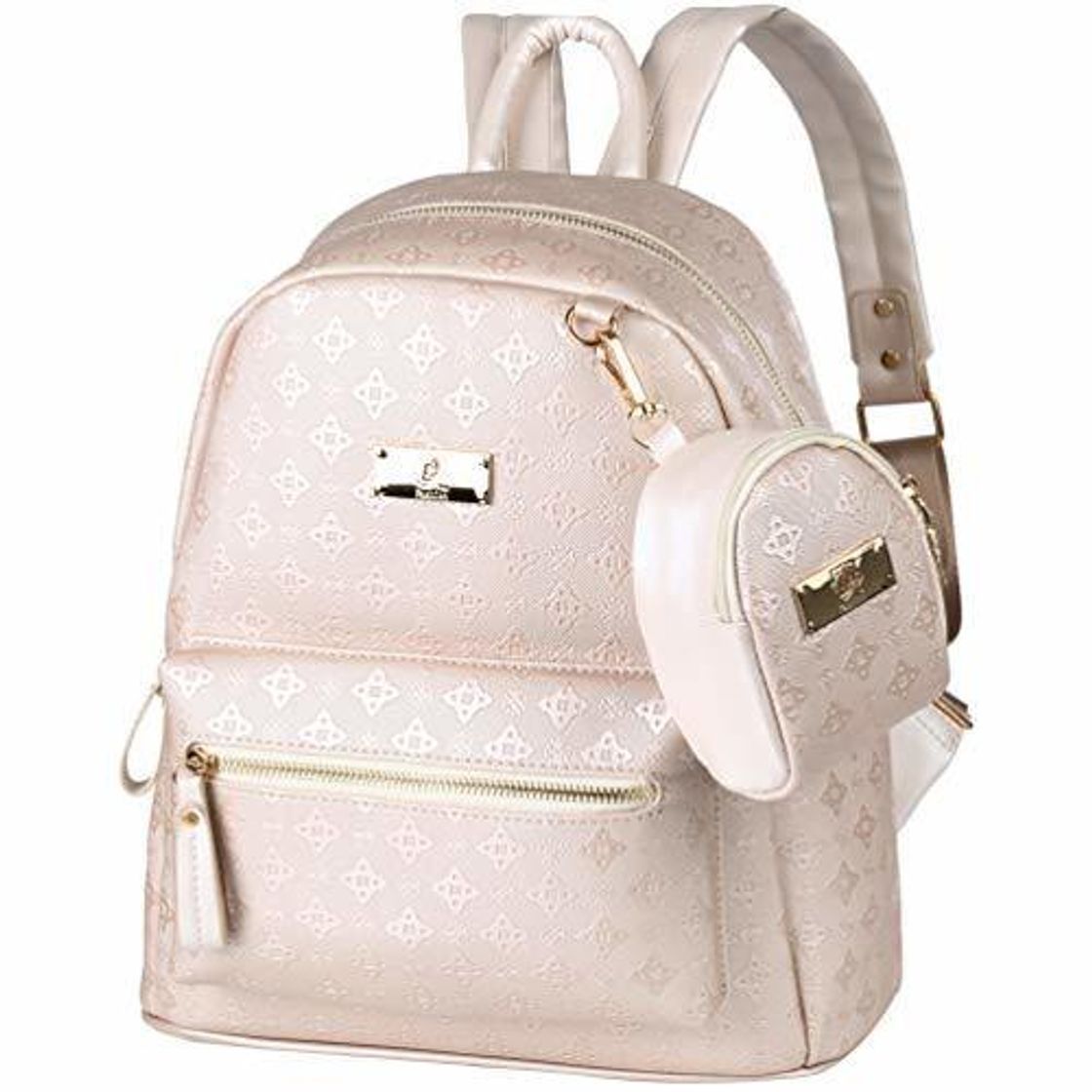 Social Vbiger Mochilas Mujer de Cuero PU Mochila de Moda Ocio 2 en