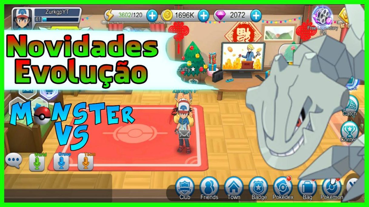 Videojuegos Pokémom Monster Vs: Mudou! A Evolução Não Pode Parar