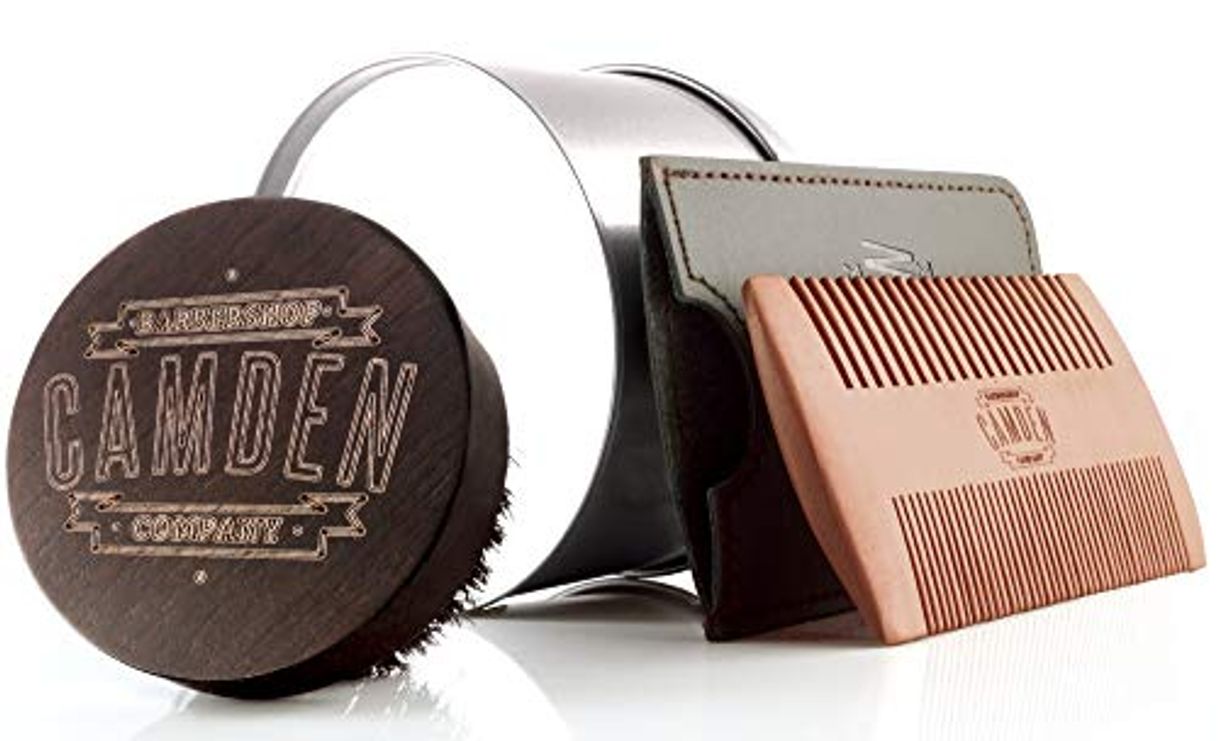Social Cepillo y peine para barba ● Set de Camden Barbershop Company ●