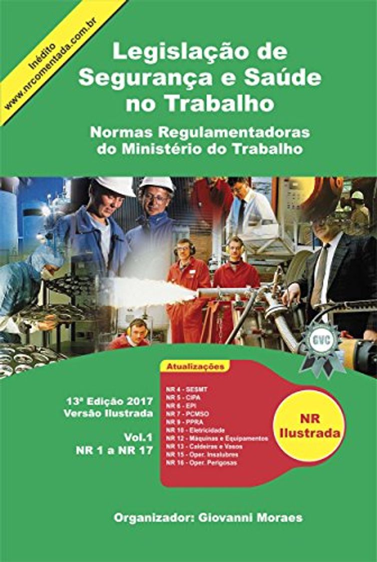 Book Legislação de Segurança e Saúde no Trabalho Ilustrada 2017: Normas Regulamentadoras do