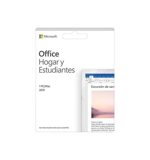 Microsoft Office Hogar y Estudiantes 2019