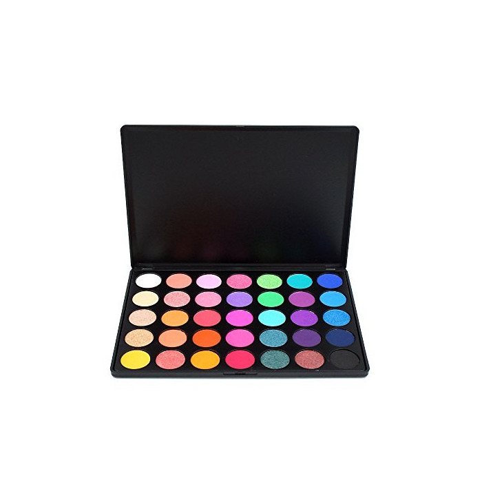 Belleza Miskos 35 Colours Eyeshadow Palette Silky Powder Professional Waterproof Makeup Eyeshadow Kit