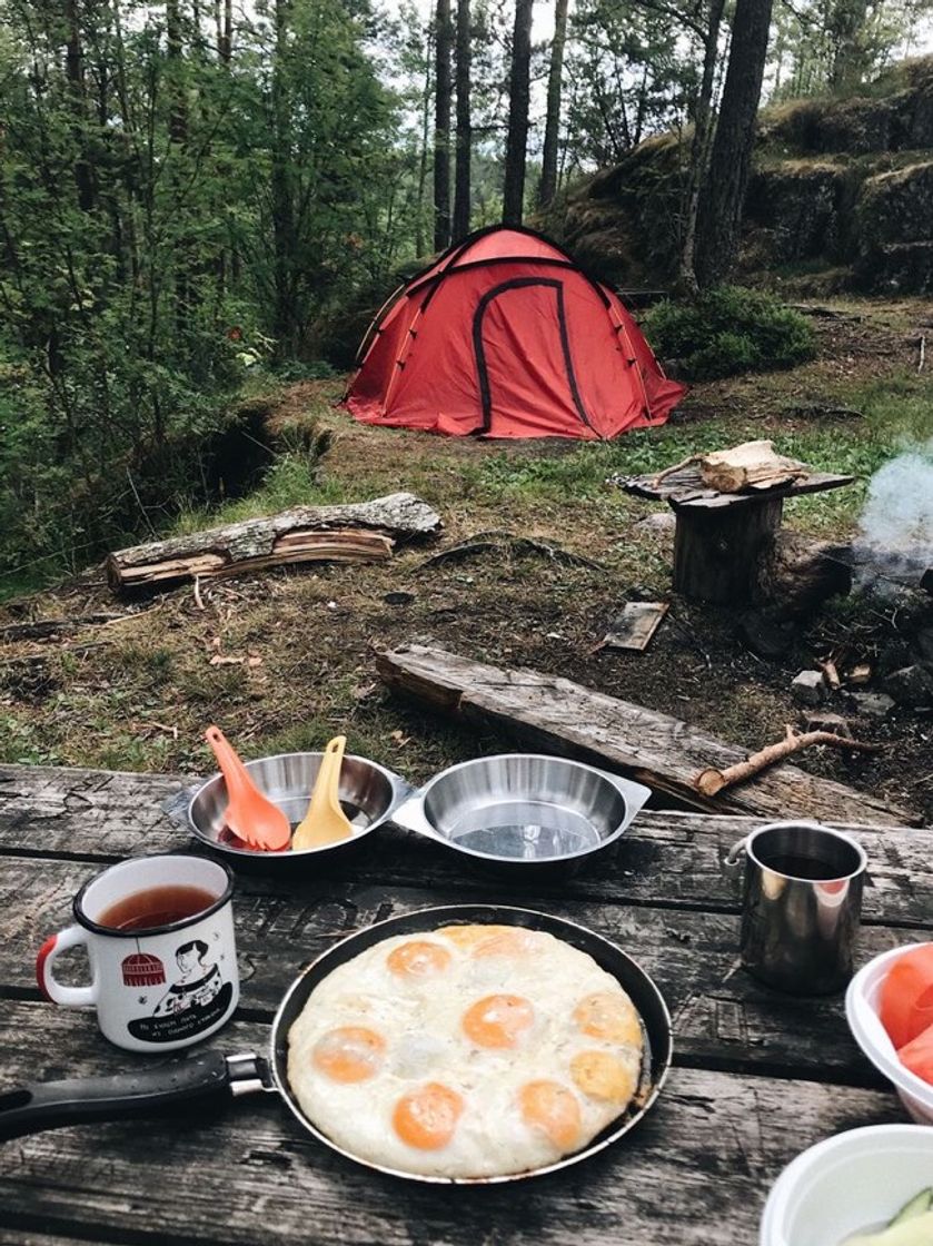 Fashion Sonho em acampar na natureza 🏕