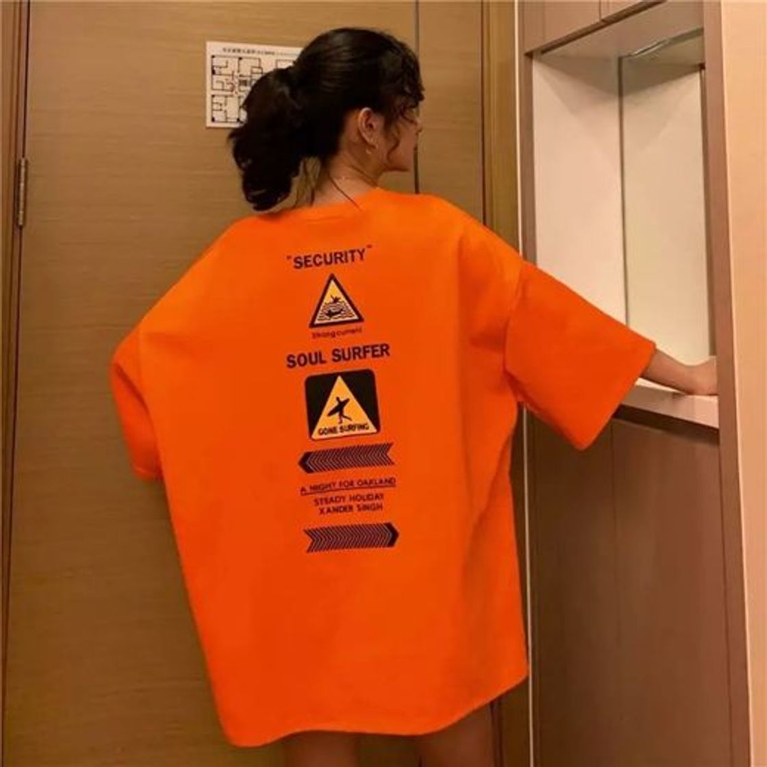 Moda Camiseta Naranja 🧡