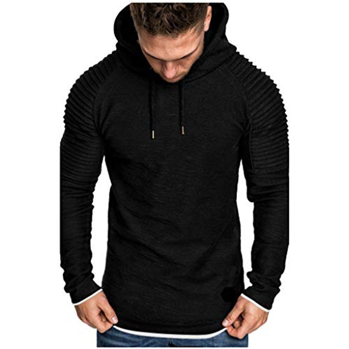 Producto Overdose Sudaderas con Capucha De Manga Corta para Hombres Otoño Invierno Sudadera Casual Blusa Superior Chándales Camisa Sudadera Hombre Barcelona Sudaderas Inside Hombre