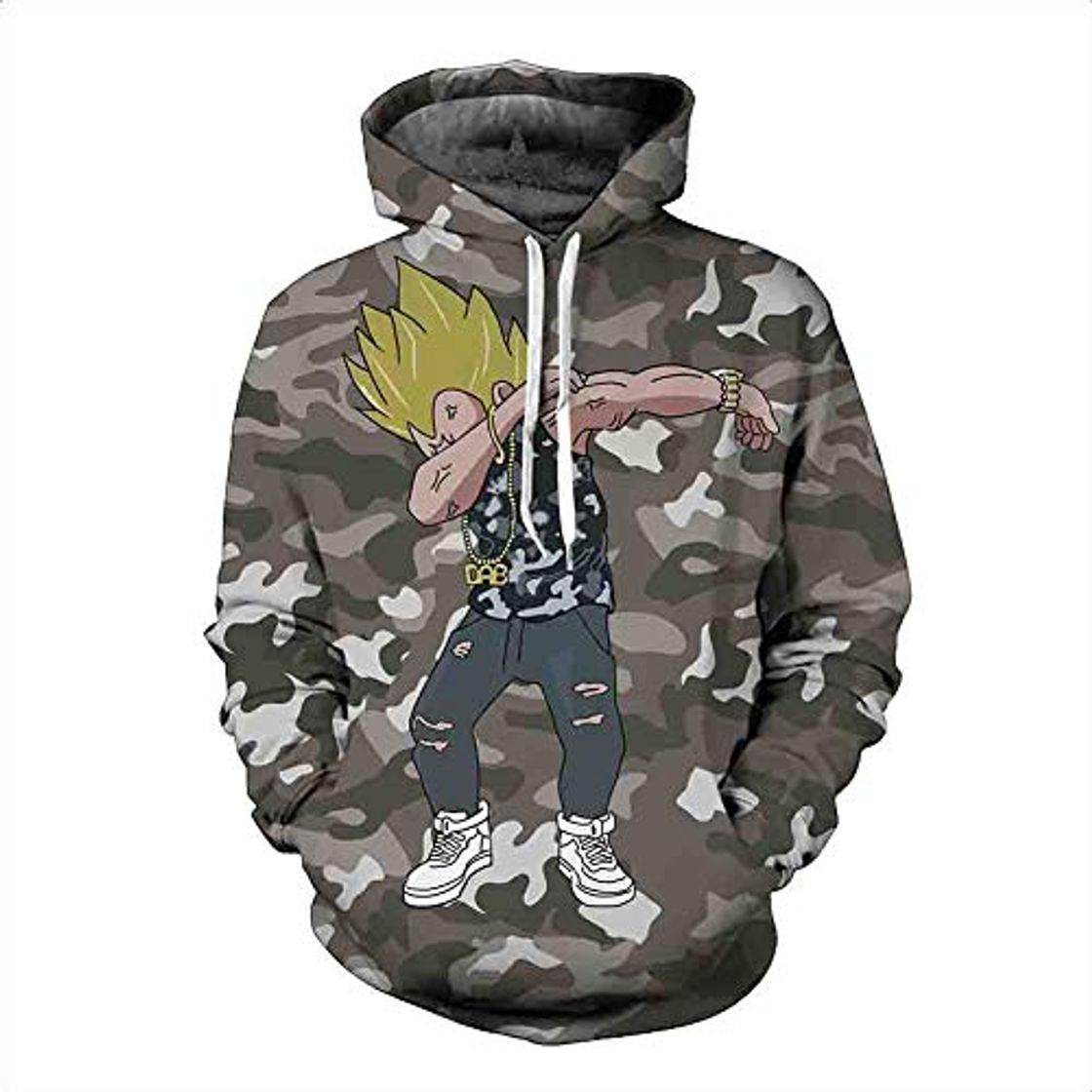 Moda Hi!Hi Novedad Manga Larga Sudaderas con Capucha Gracioso Superhéroe Naruto Modelo 3D