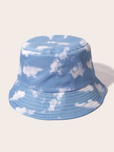 Chapéu modelo nuvem