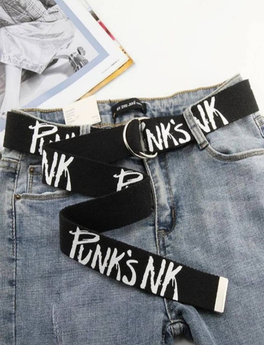 Social Cinto de fita grafico masculino