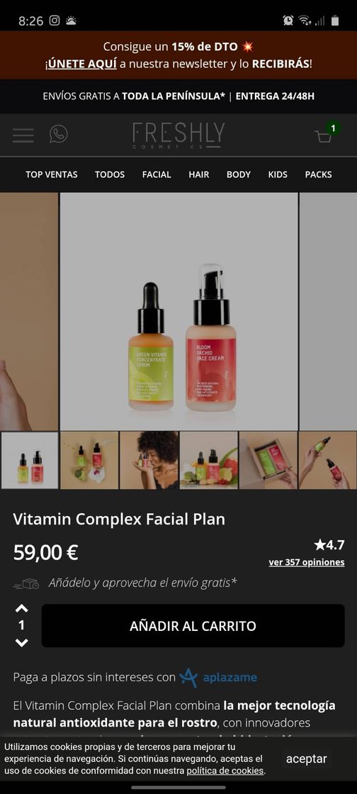 Moda Vitamin Complex Facial Plan | Tratamiento Completo para tu Rostro