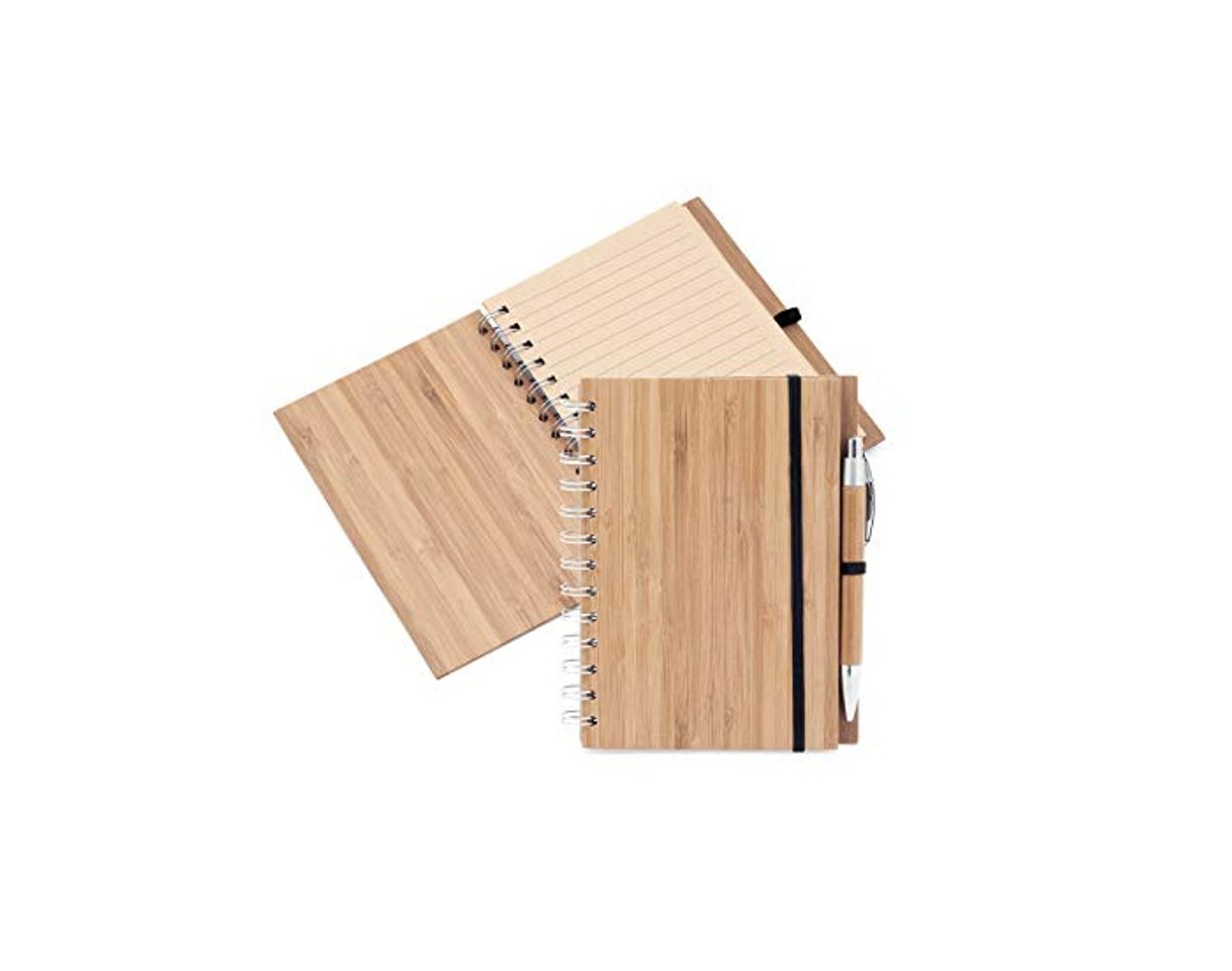 Productos ECO Bambú Cuaderno de papel reciclado de 14