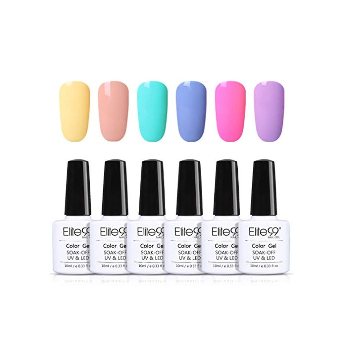 Social Elite99 Esmaltes Semipermanentes de Uñas en Gel UV LED